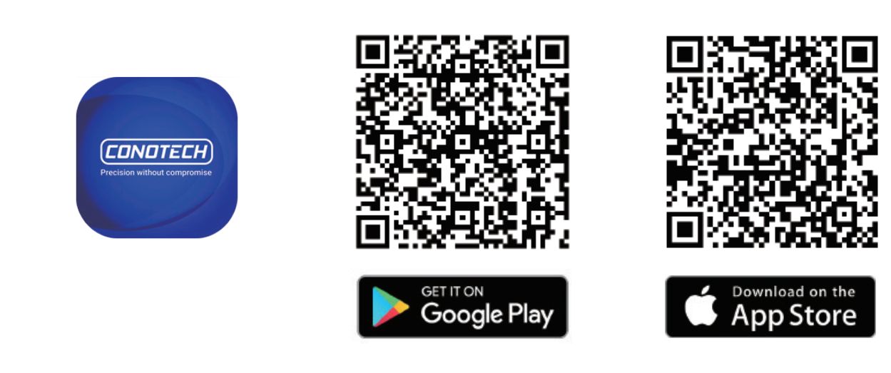 QR-код для скачивания приложения Conotech для интеграции тепловизора и смартфона