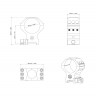 Крепление Vector Optics 34 mm MEDIUM PROFILE PICATINNY RINGS (SCTM-06В) 5