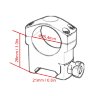 Кольца Vector Optics 25,4 мм, на Weaver, средние (SCTM-37) 6