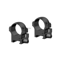 Крепление Vector Optics 30 mm STEEL LOW WEAVER QD RINGS (XASR-SQ11) - миниатюра
