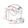 Кольца Vector Optic 25,4 мм, на Weaver, высокие (SCTM-56) 4