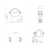 Крепление Vector Optics 30 mm STEEL MEDIUM QD WEAVER RINGS (XASR-SQ12) 6