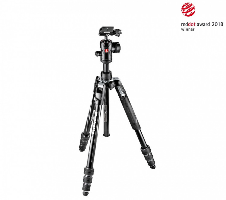 Штатив Manfrotto Befree Advanced с шаровой головой MH494, алюминиевый (MKBFRTA4BK-BH) - фото 1