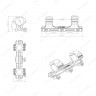 Крепление Vector Optics 30 mm X-ACCU ONE PIECE MEDIUM PICATINNY MOUNT (XASR-3010) - фото 9