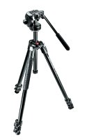Штатив Manfrotto 290 Xtra с 2D головой 128RC, алюминий, черный (MK290XTA3-2W) - миниатюра
