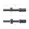 Оптический прицел Vector Optics Continental 1-8x24 Tactical ED (SCOC-T37) - фото 10