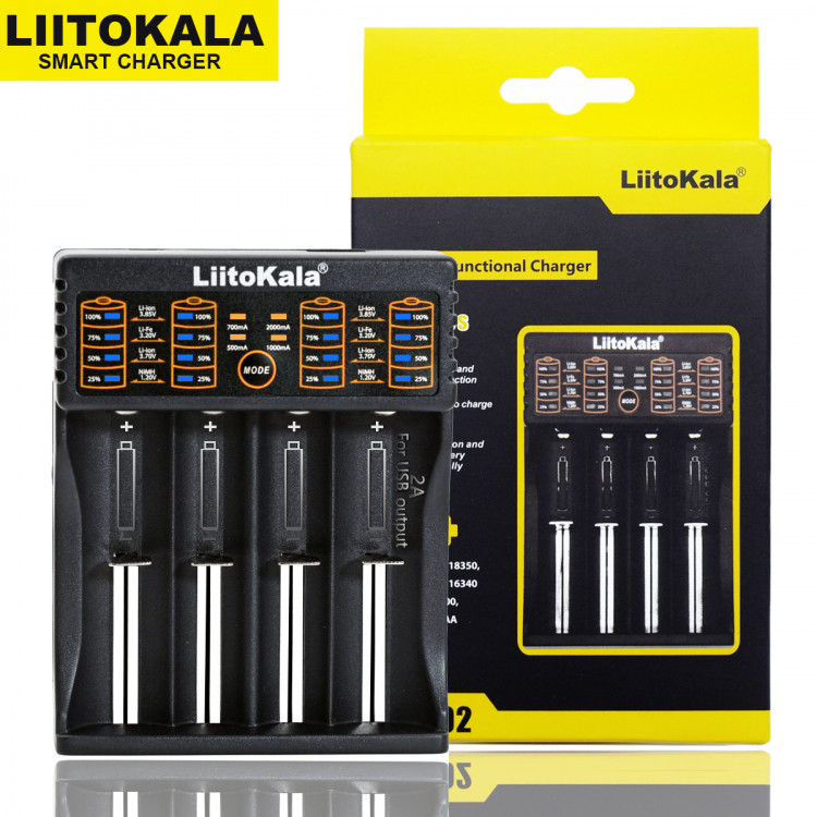 Универсальное зарядное устройство для аккумуляторов LiitoKala Lii-402 - фото 1