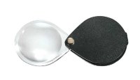 Лупа складная двояковыпуклая Eschenbach classic, диам. 60 мм, 3.5х (10.0 дптр), цвет черный, форма каплевидная - миниатюра