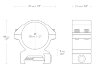 Крепления Hawke 30мм на планку Weaver Med (средние) (22116) 2