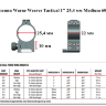 Крепления Warne Weaver Tactical 1" 25,4 мм Medium (601M) - фото 4