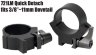 Крепления Warne 7.3/22 для прицелов 1" 25,4мм QD Medium (721LM) 1