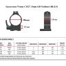 Крепления Warne CZ527 30mm QD Medium (14B1LM) - фото 3
