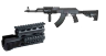 Накладки для АК47/74/САЙГА с 4 планками Пикатинни (CAA TACTICAL) (rs47-set/01) 3