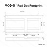 Прицел коллиматорный Vector Optics Frenzy PLUS 1x18x20 ENCLOSED SOL MULTI RETICLE (SCRD-SM63) - фото 12